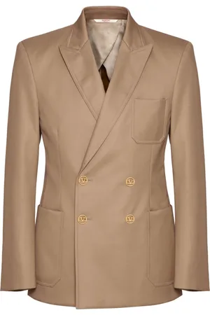 VALENTINO GARAVANI Double-breasted cotton blazer