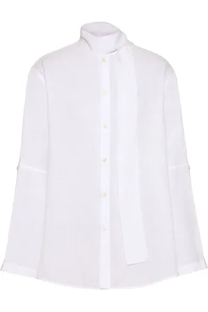 VALENTINO GARAVANI Neck-tie linen shirt
