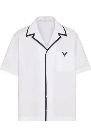 VALENTINO GARAVANI V-detail bowling shirt