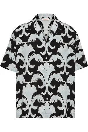 VALENTINO GARAVANI Graphic-print silk T-shirt