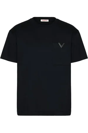 VALENTINO GARAVANI Logo-plaque cotton T-shirt