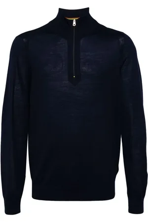 Paul Smith Half-zip fine-knit jumper