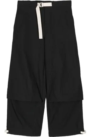 Jil Sander Drawstring cropped trousers