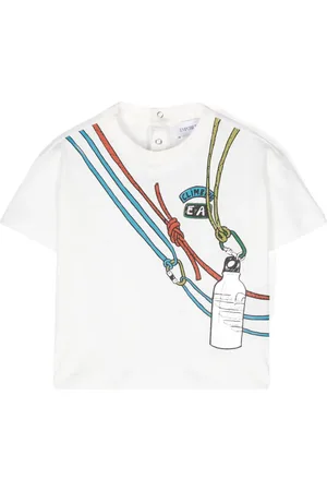 Emporio Armani Graphic-print cotton T-shirt