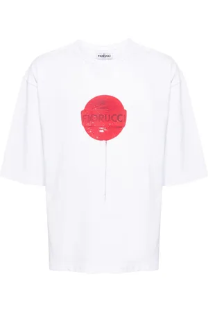 Fiorucci Lollipop-logo cotton T-shirt