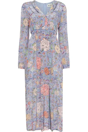 RIXO London Camellia floral-print midi dress