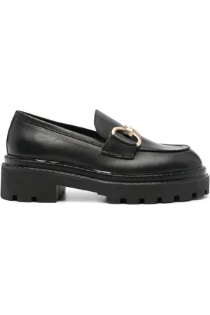 VAMSKO Horsebit-detail leather loafers
