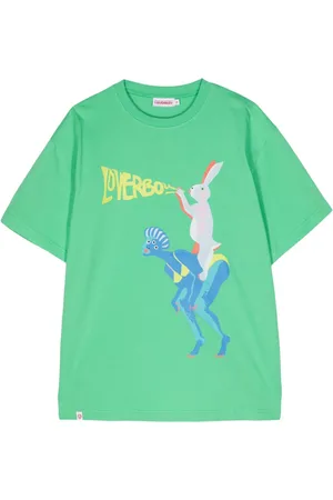 Charles Jeffrey Loverboy Graphic-print organic cotton T-shirt
