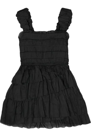 SEA Cole smocked ramie dress