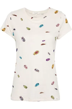 RAG&BONE Beetle-print Pima cotton t-shirt
