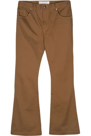 SOCIÉTÉ ANONYME Le Flaire logo-patch trousers