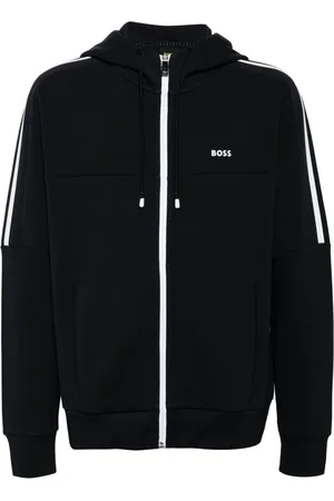 HUGO BOSS Logo-appliqué hoodie