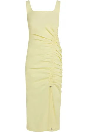 Karl Lagerfeld Draped stretch-cotton dress