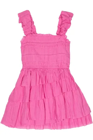 SEA Cole smocked ramie dress