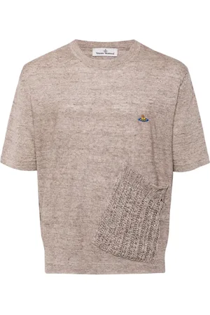 Vivienne Westwood Mélange-effect linen T-shirt