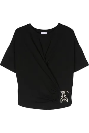 Patrizia Pepe Logo-buckle T-shirt