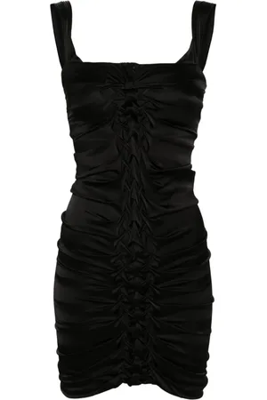 Patrizia Pepe Off-shoulder draped mini dress