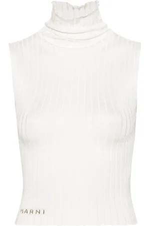 Marni High-neck ribbed top