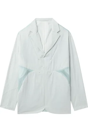 Post Archive Faction PAF Semi-sheer notch-lapels jacket
