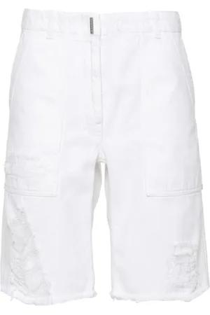 Givenchy Mid-rise denim shorts
