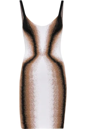 Y / PROJECT Gradient-knit minidress