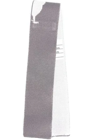 Thom Browne 4-Bar jacquard silk tie