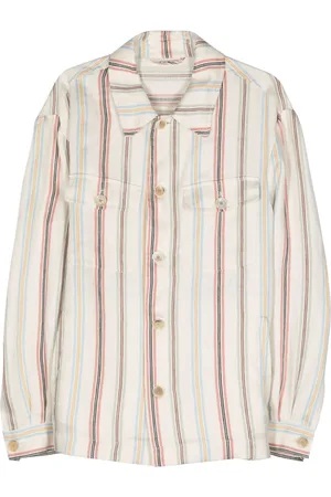 Etro Striped herringbone shirt
