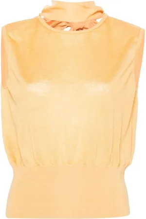 Fabiana Filippi Sleeveless V-back top