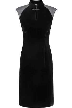 SHANGHAI TANG X Jacky Tsai velvet qipao