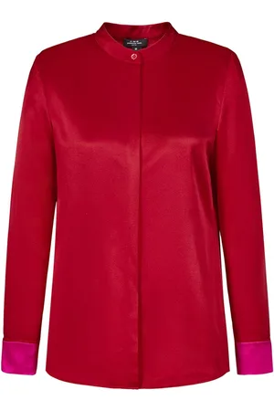 SHANGHAI TANG Year Of The Dragon silk shirt