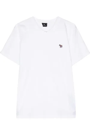 Paul Smith Zebra-patch organic-cotton T-shirt