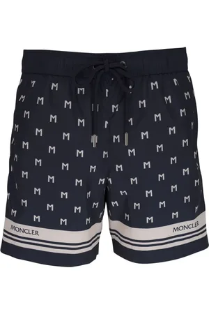 Moncler Monogram-print swim shorts