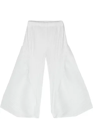 PLEATS PLEASE ISSEY MIYAKE Plissé wide-leg trousers