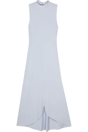 Courrèges Logo-embroidered maxi dress