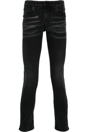 SALVATORE SANTORO Washed skinny jeans
