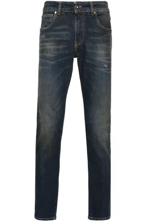 SALVATORE SANTORO Washed skinny jeans