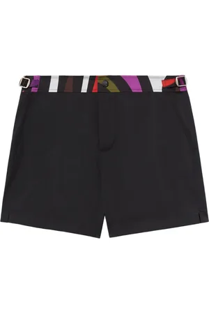 Puccini Marmo-print swim shorts
