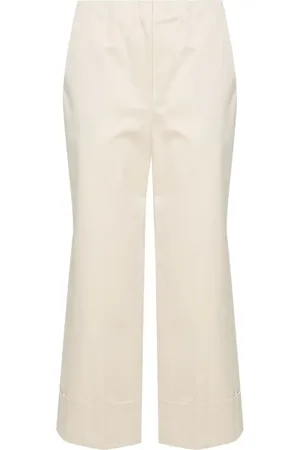 THEORY Mid-rise cropped trousers