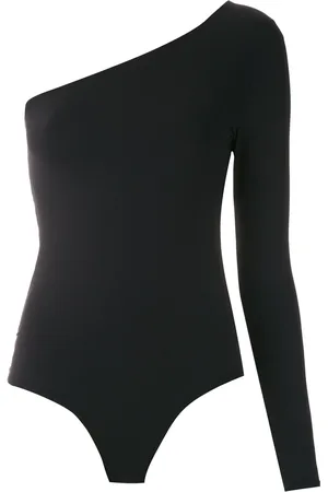 AMIR SLAMA Lace insert body top