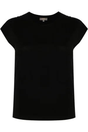 N.PEAL Round-neck short-sleeve T-shirt