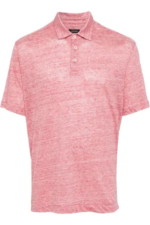 Ermenegildo Zegna Short-sleeve linen polo shirt