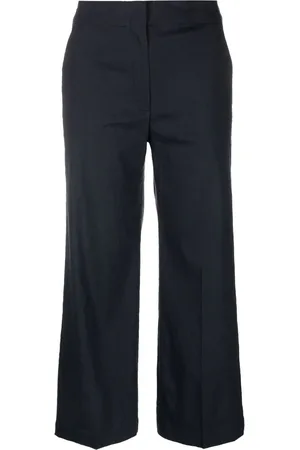 THEORY Straight-leg cropped trousers