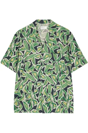 Universal Works Artist Flower linen-cotton shirt
