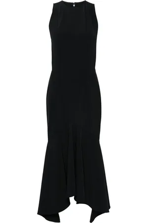ALEXANDRE VAUTHIER Seam-detailed flared maxi dress