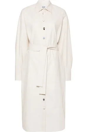 Msgm Bead-embellished cotton dress