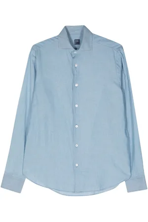 FEDELI Classic-collar cotton shirt