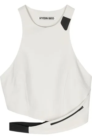 Hyein Seo Strap-detail halterneck tank top