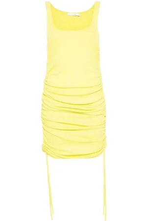 AMEN Ribbed-knit midi dress