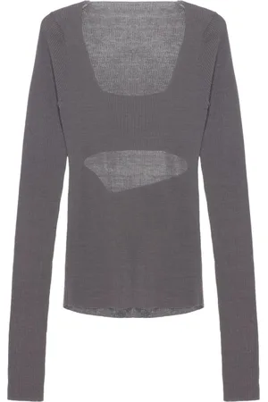 Quira Long-sleeve ribbed-knit top