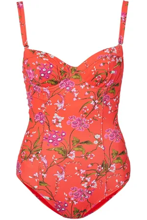 Erdem Floral-print swimsuit
